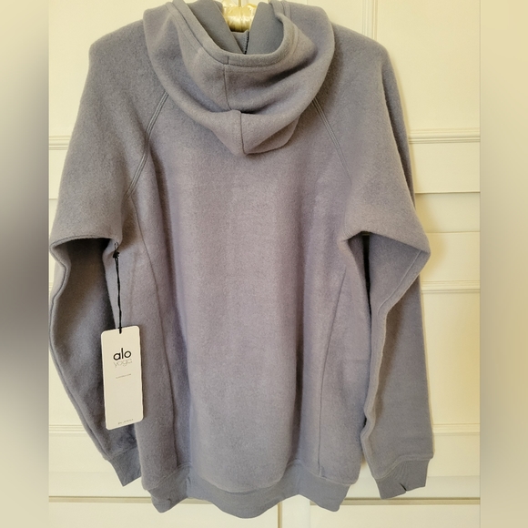 ALO Yoga Tops - Alo Yoga Triumph Hoodie (fleece) Size Medium in Steel Blue